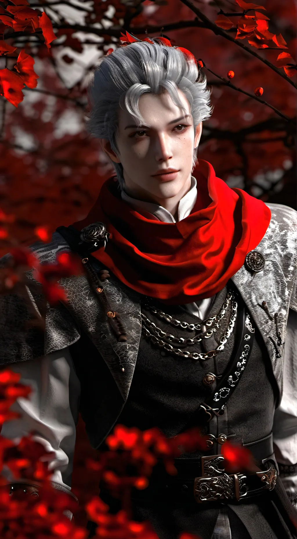 ai character: Vin (wolf) background