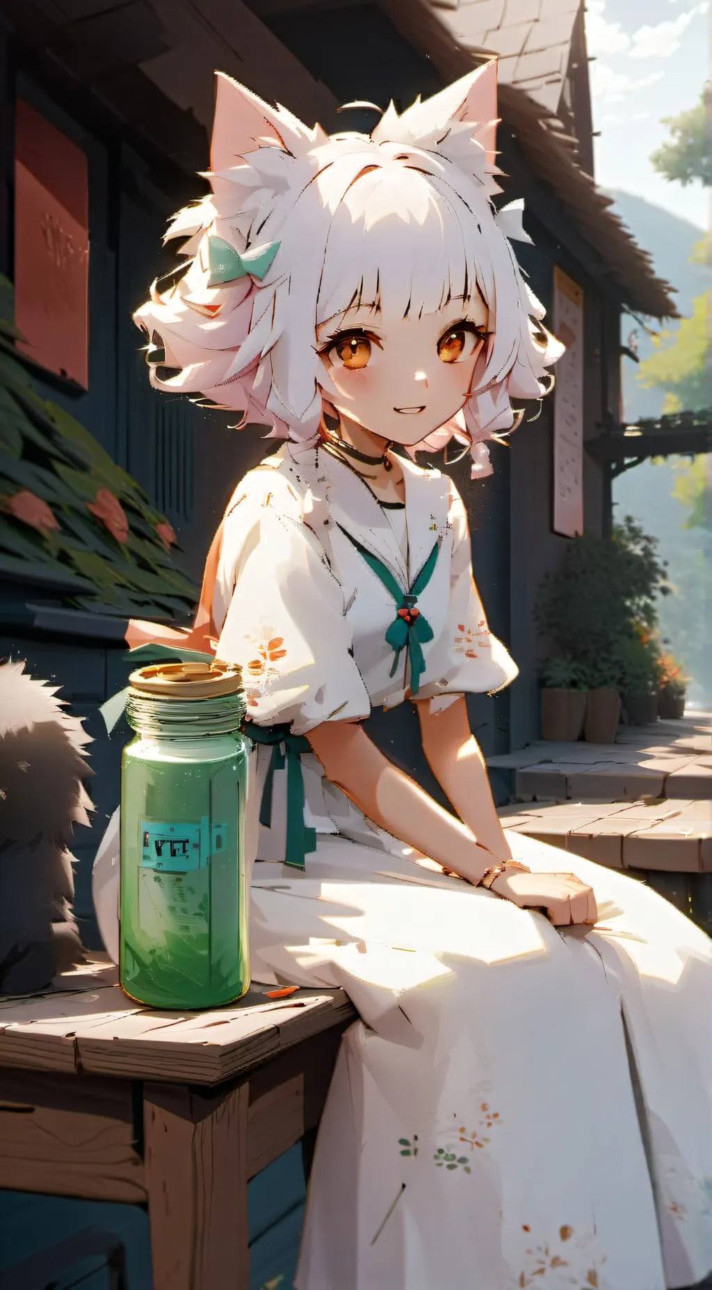 ai character: emily background