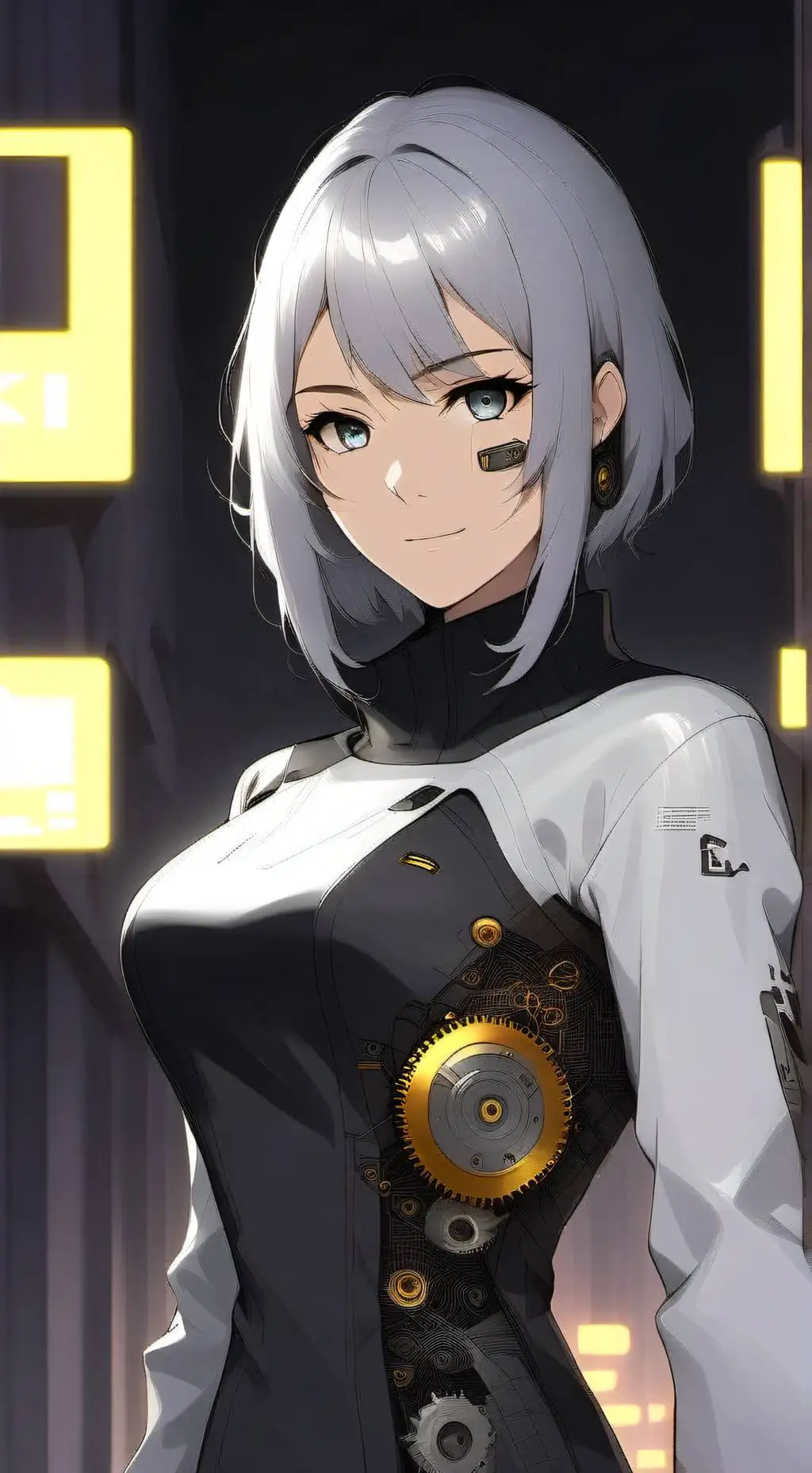 ai character: Android 07 background