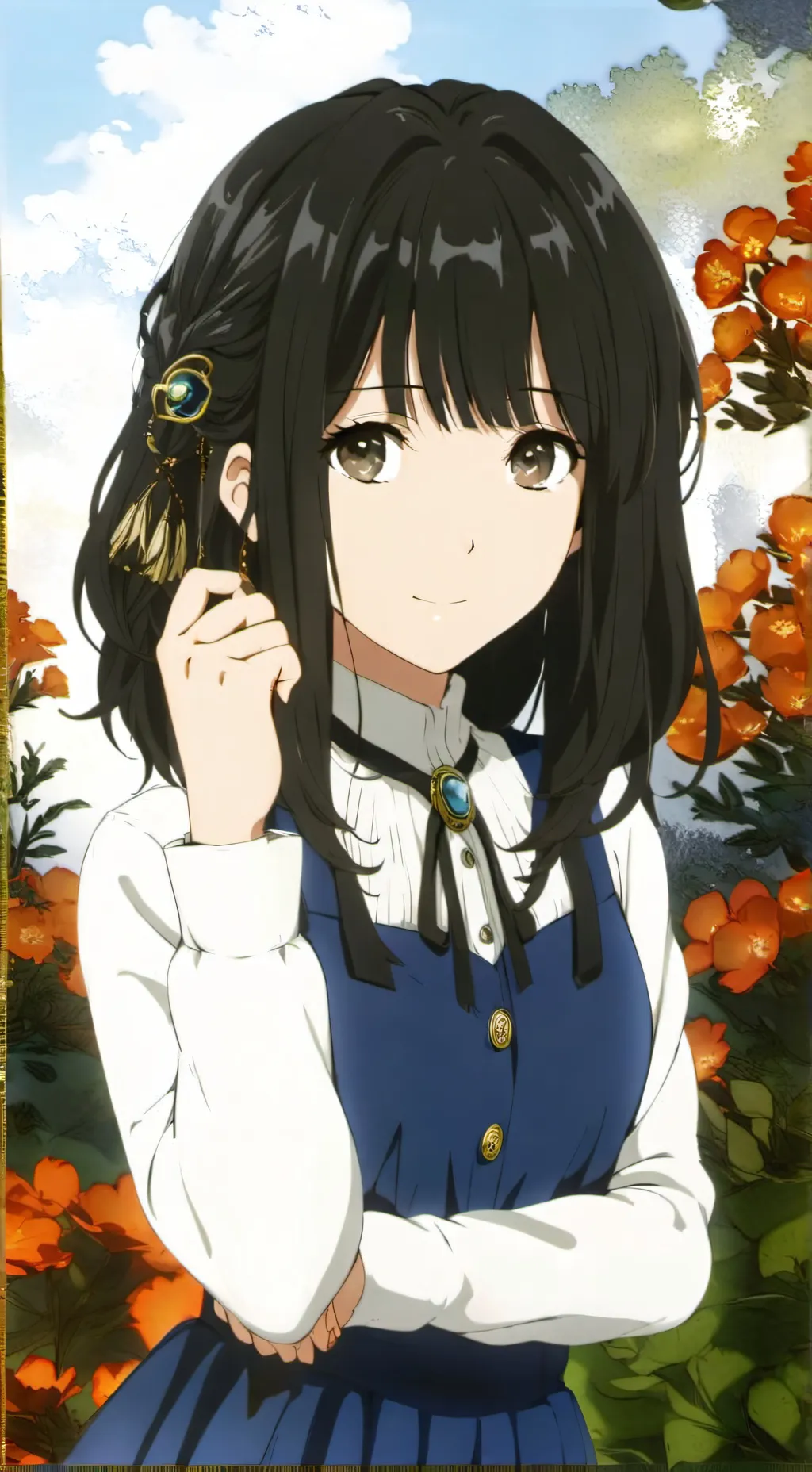 ai character: Anthos (Girl)  background