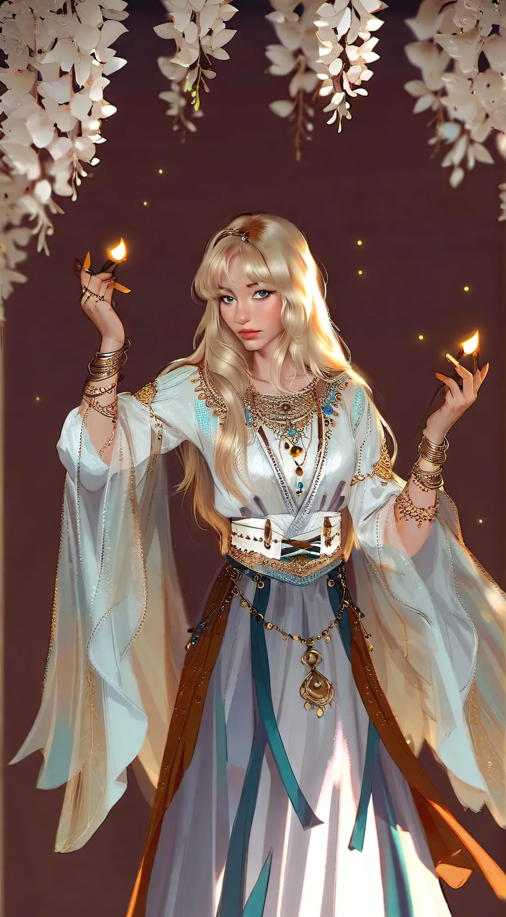 ai character: Queen rosemary  background