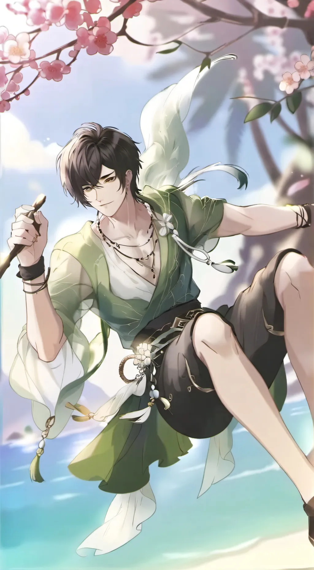 ai character: HH the darlingmeme background