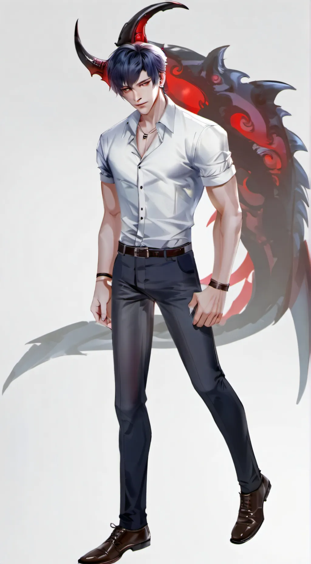 ai character: DEMON HUNTER!! background