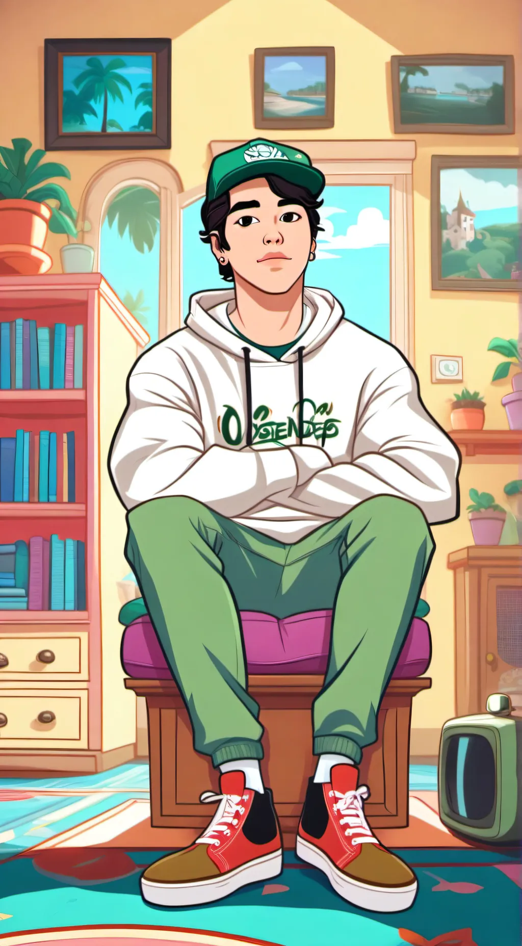 ai character: spreen background