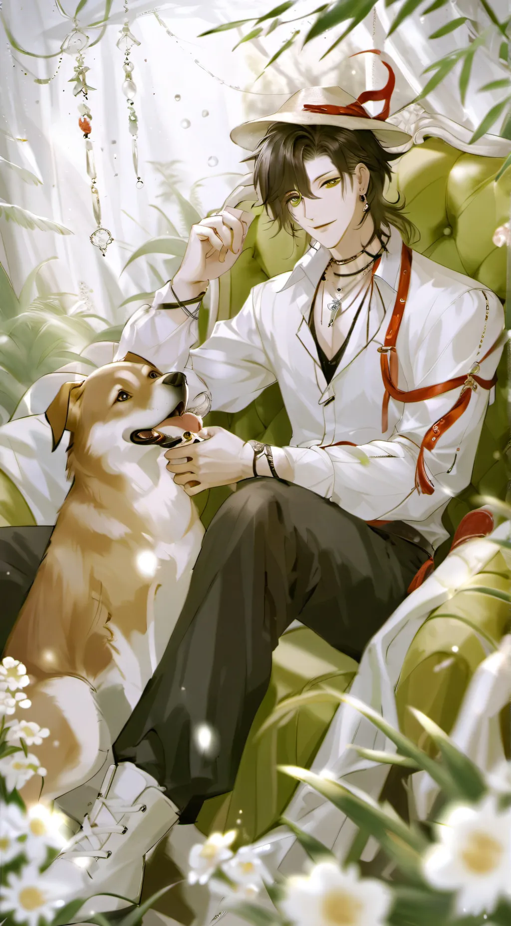 ai character: Leo background