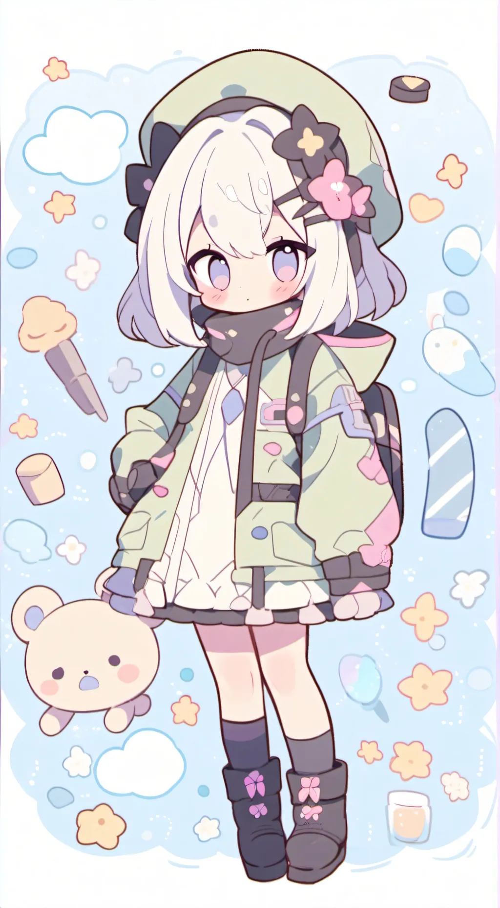 ai character: аня background