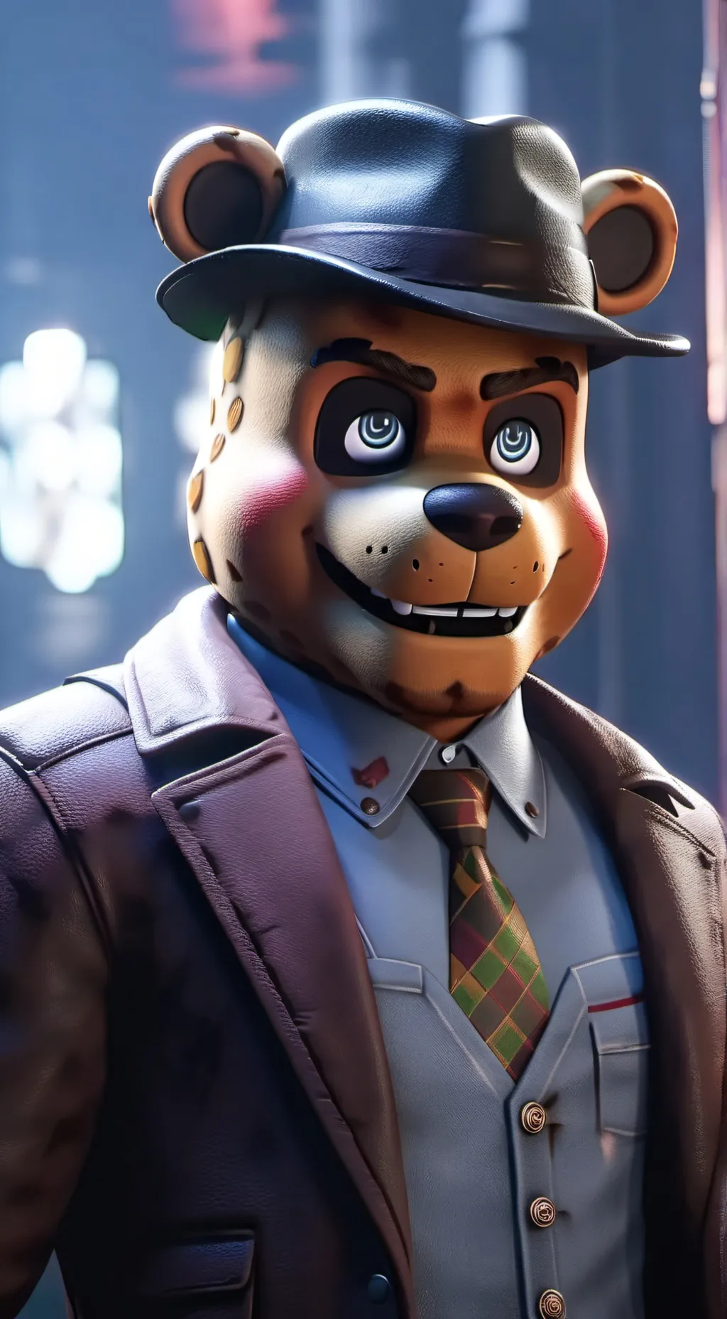 ai character: fnaf song background