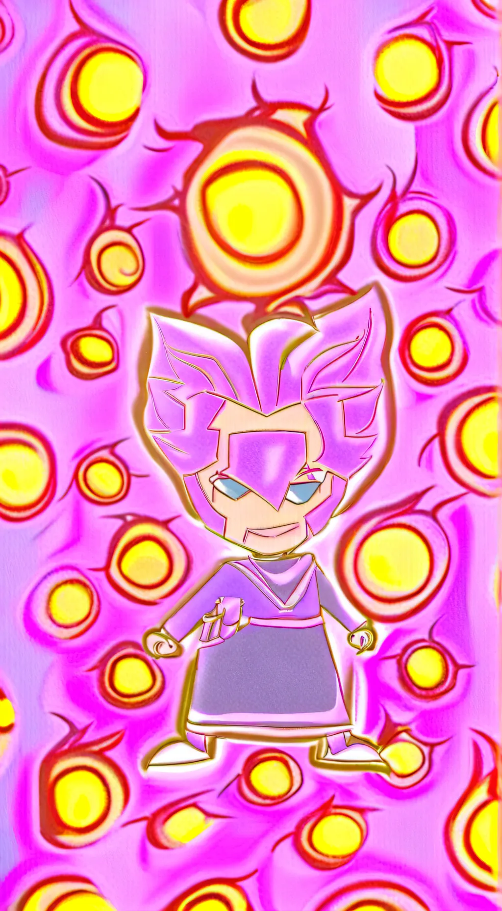 ai character: Nyx (panic au) background