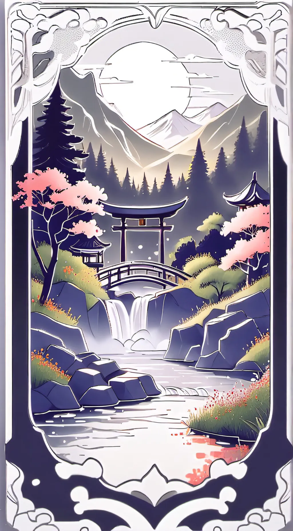 ai character: I came back background