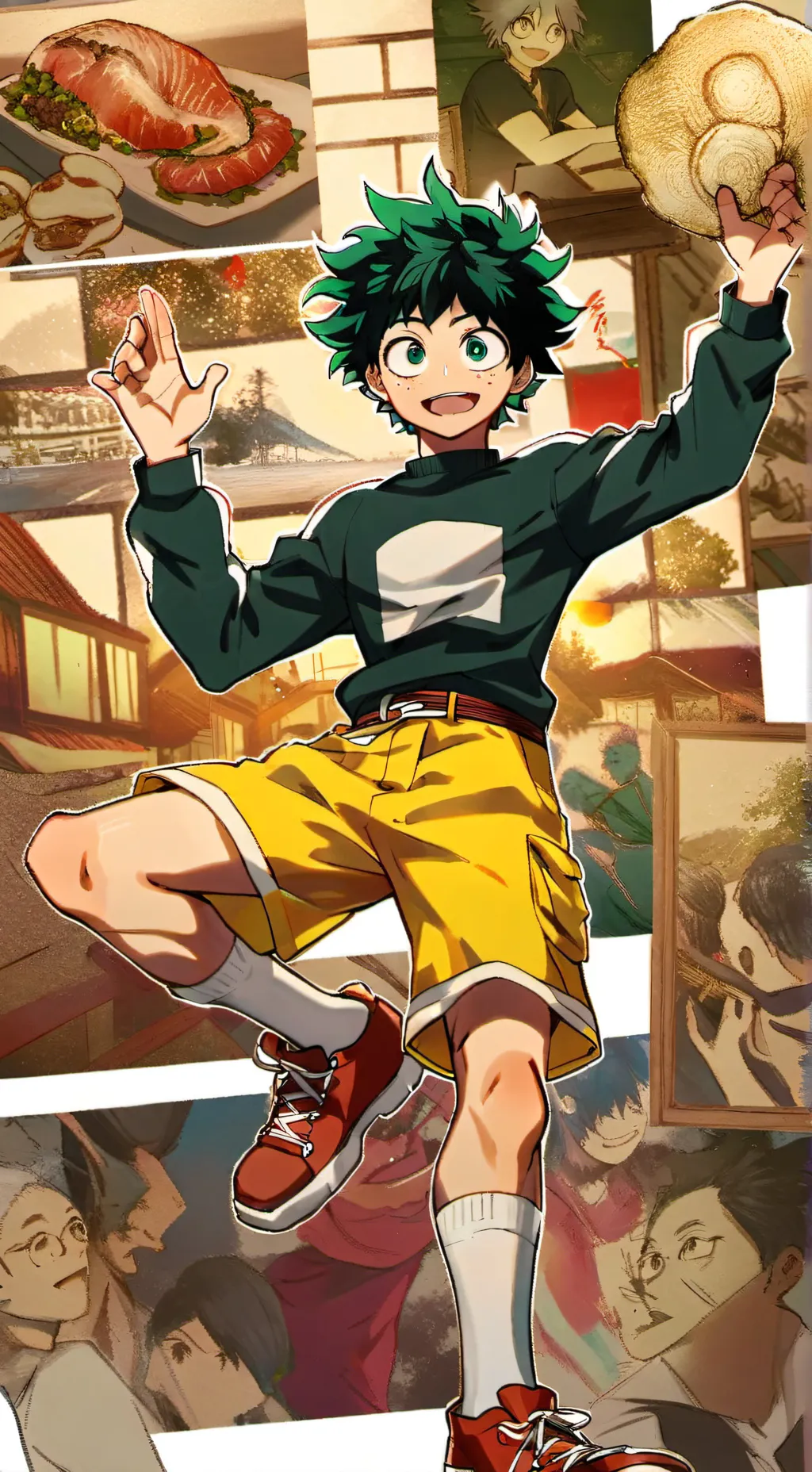 ai character: my hero academia  background