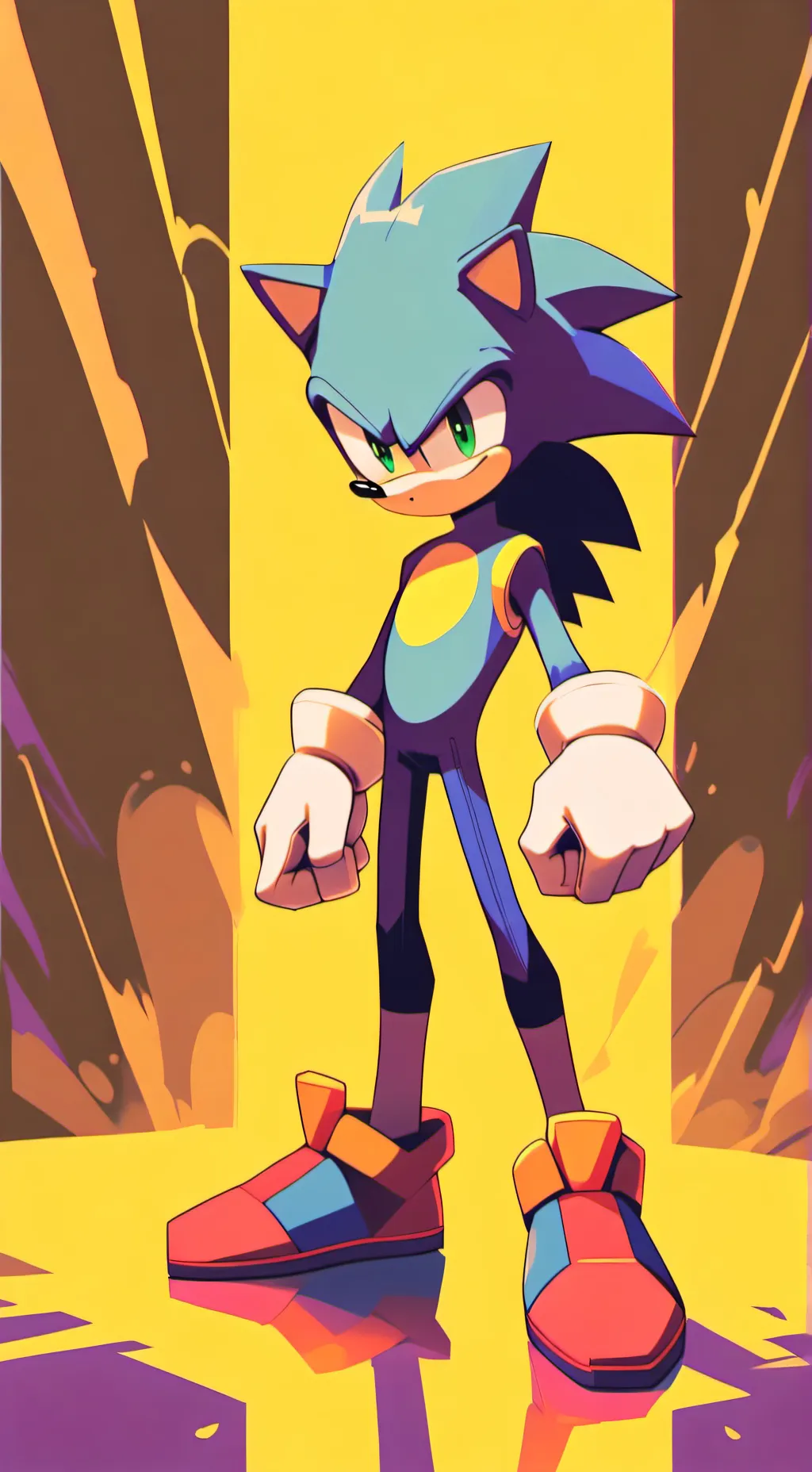 ai character: Sonic the Hedgehog background