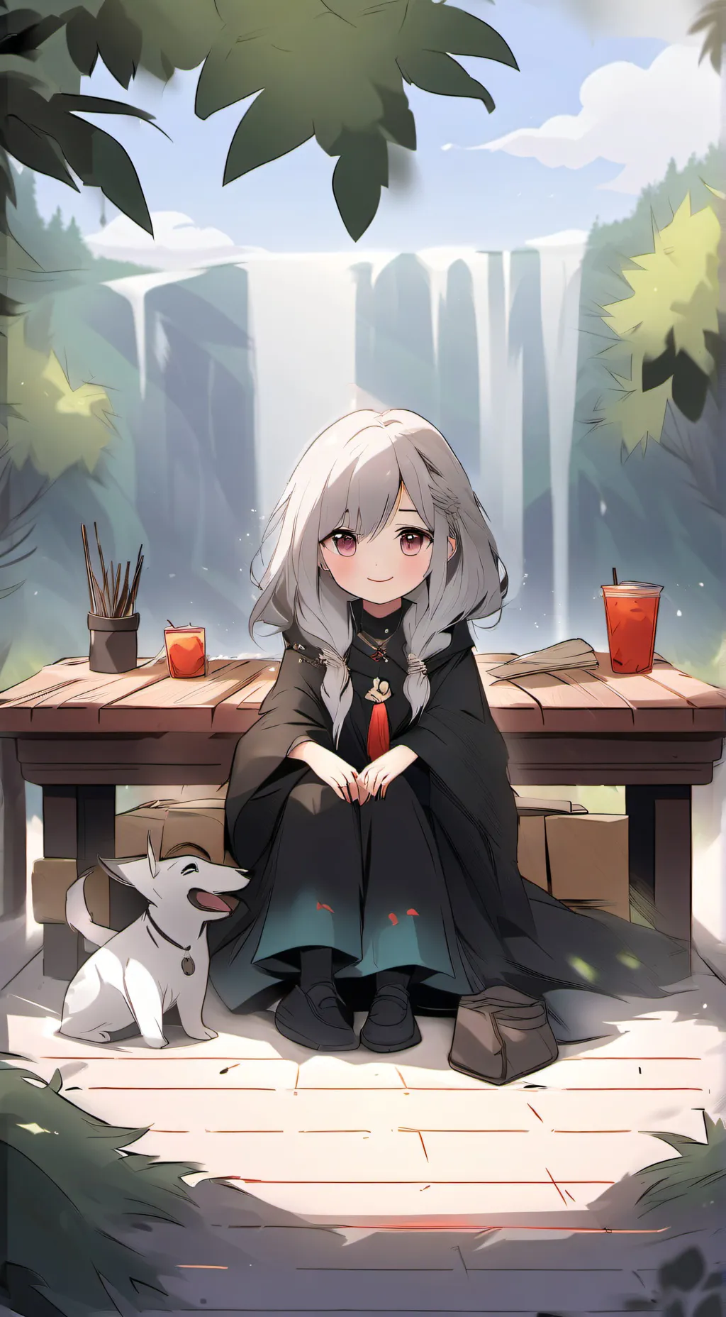 ai character: Lina und Tug  background