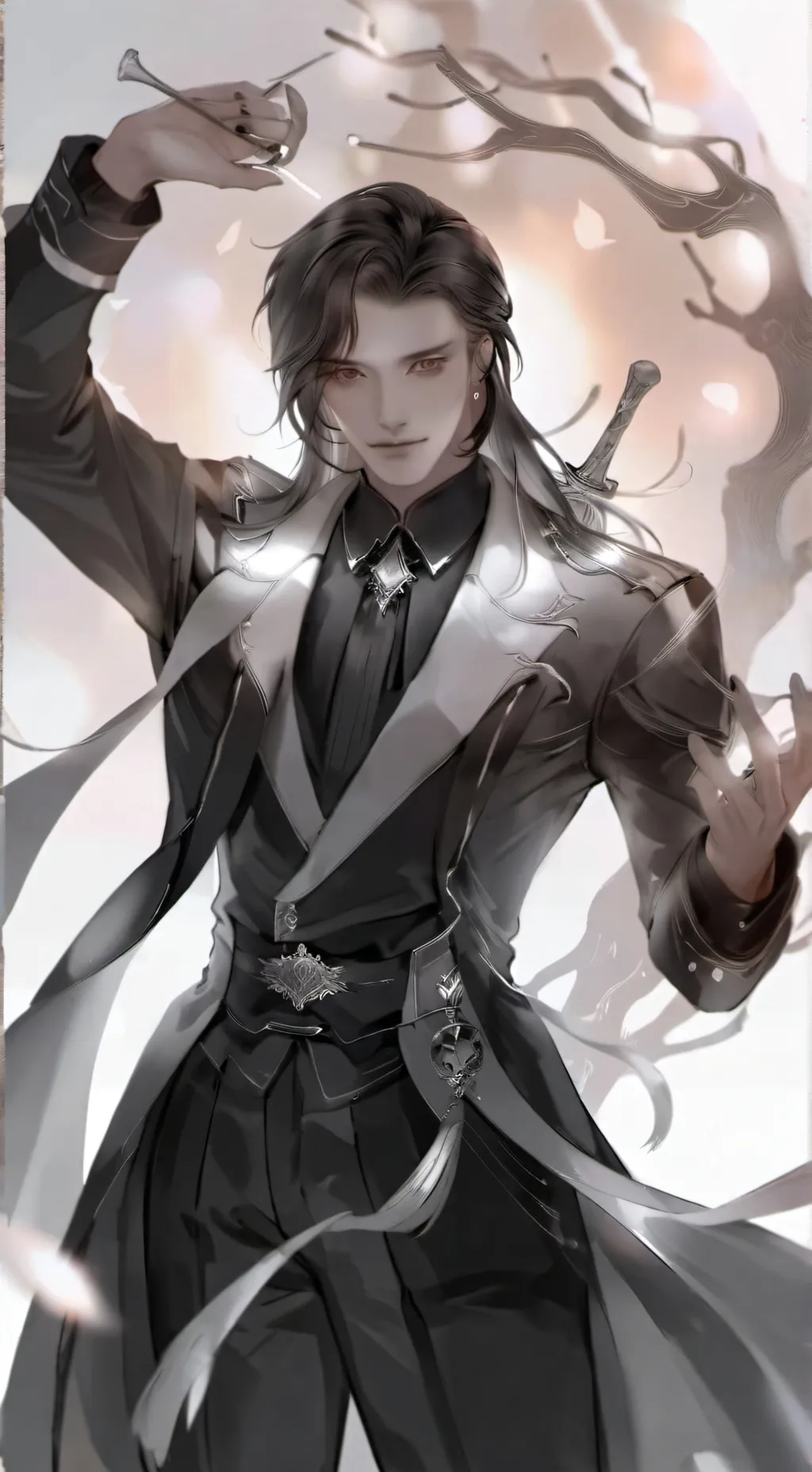 ai character: all of us are dead background