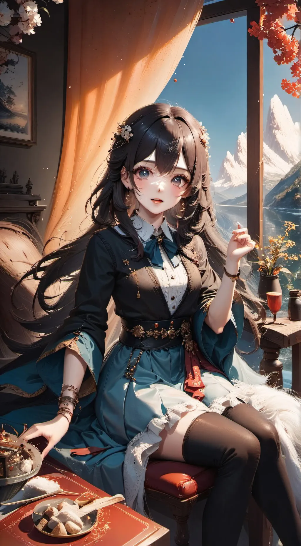 ai character: Yameli  background