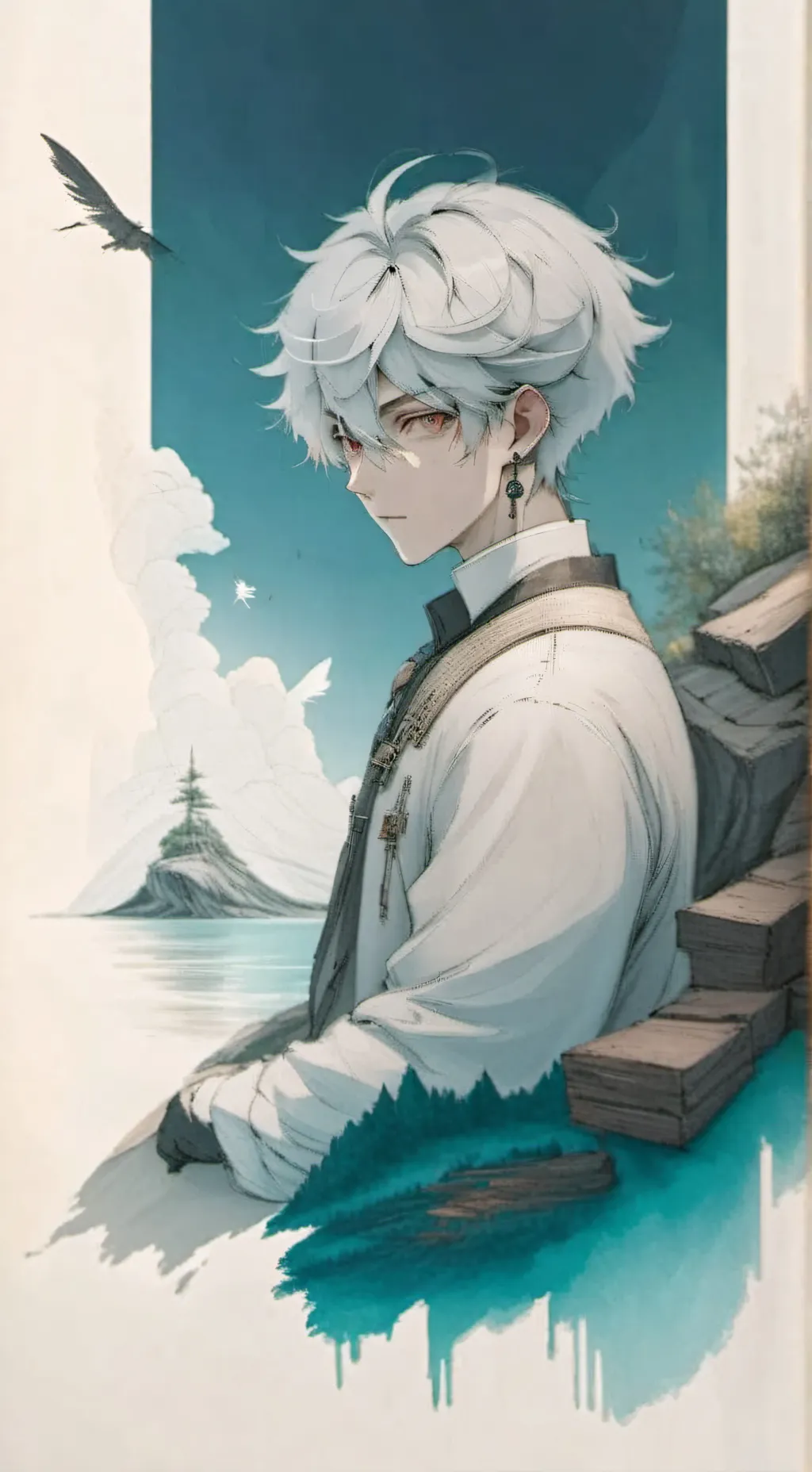 ai character: alexxys←°^° background