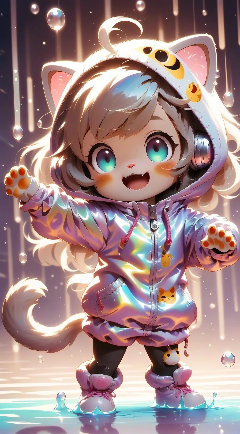 ai character: Simba  background