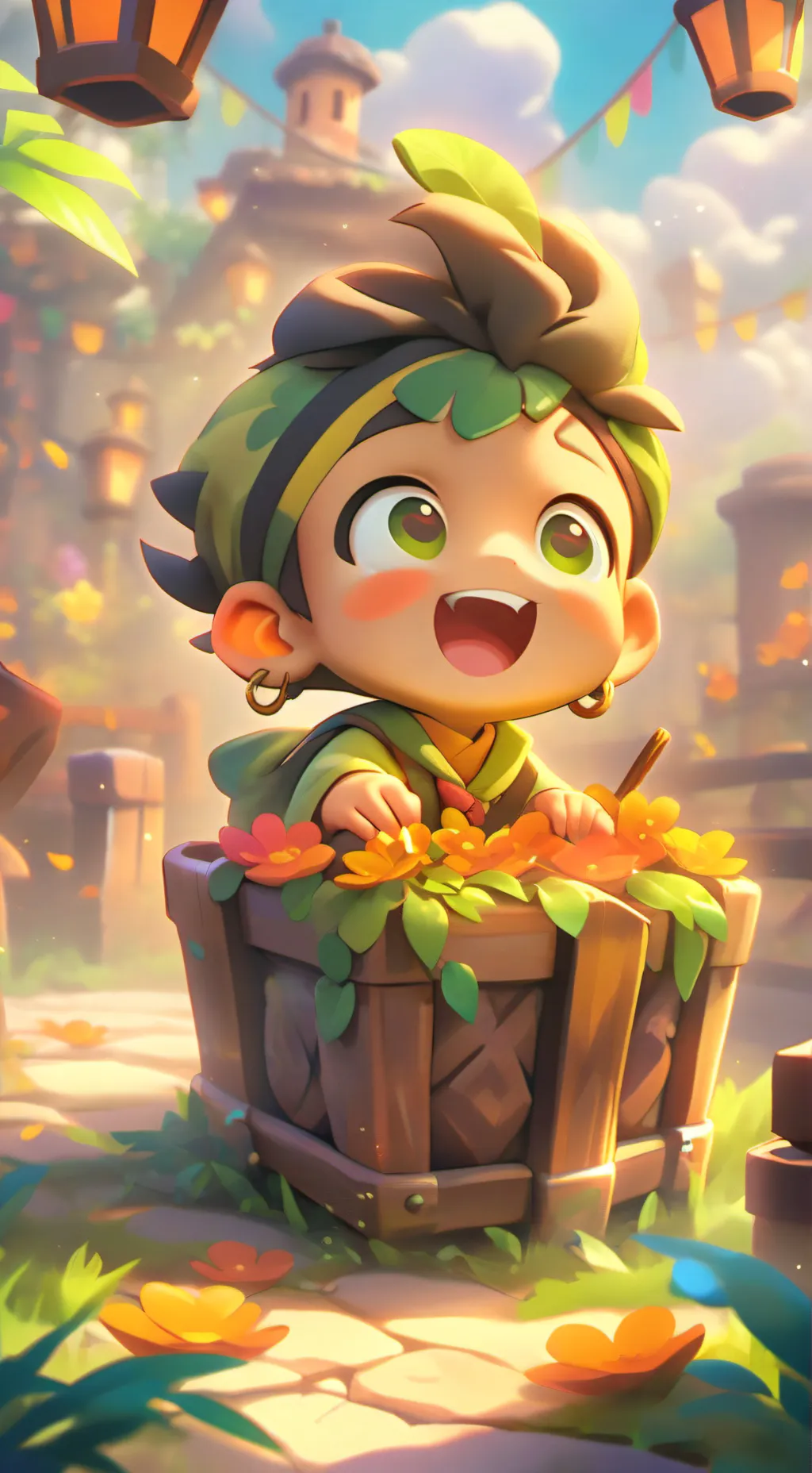 ai character: 💚toji💚 background