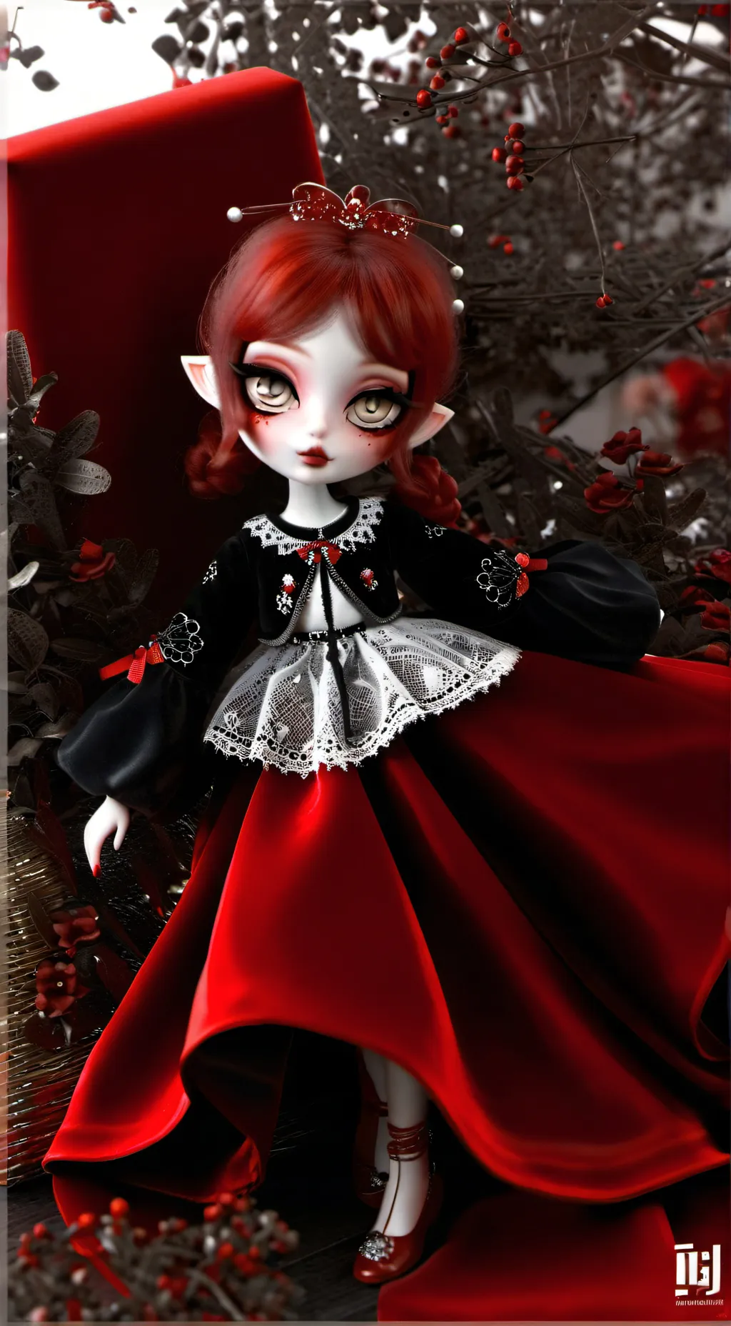 ai character: amber background