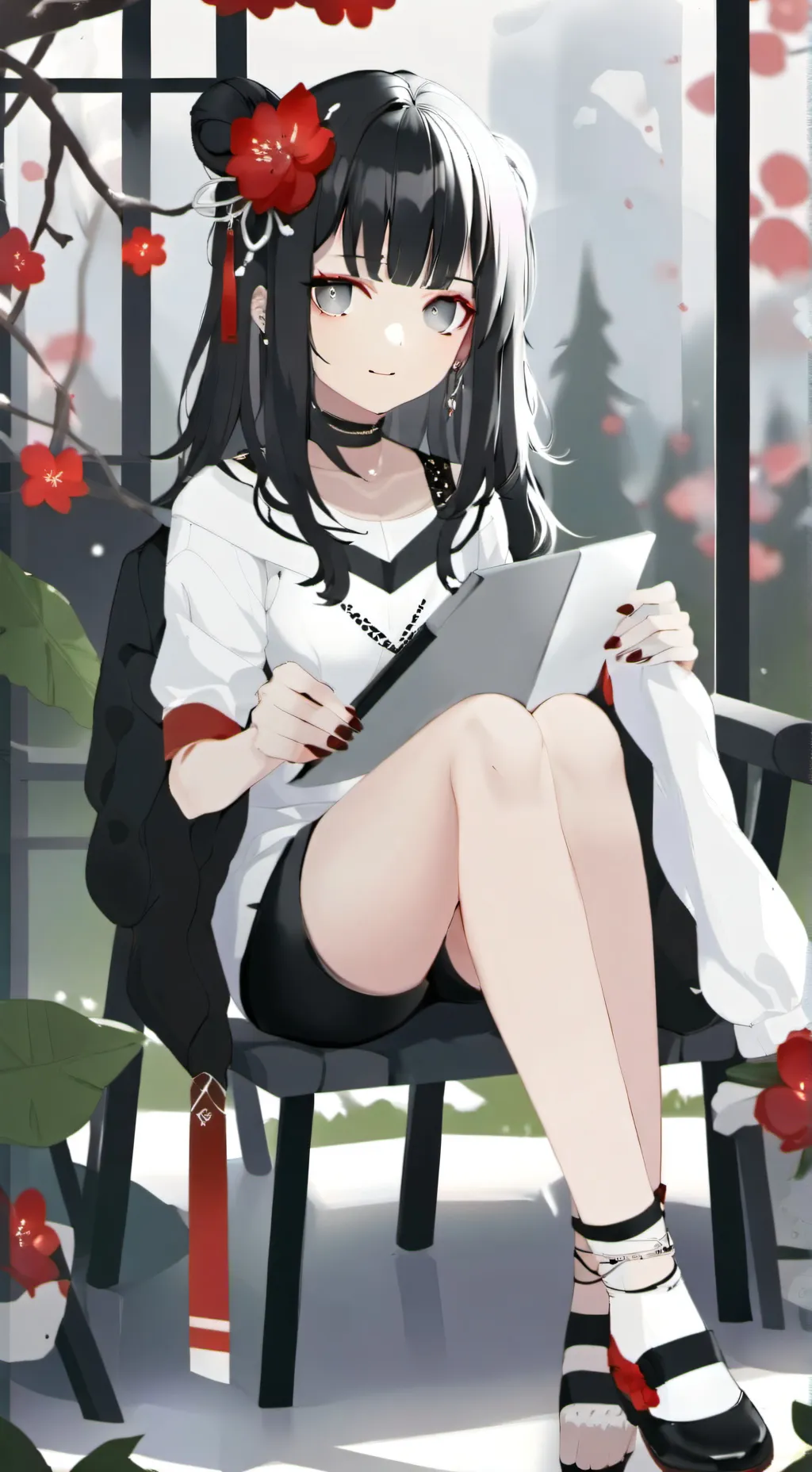 ai character: lia  background