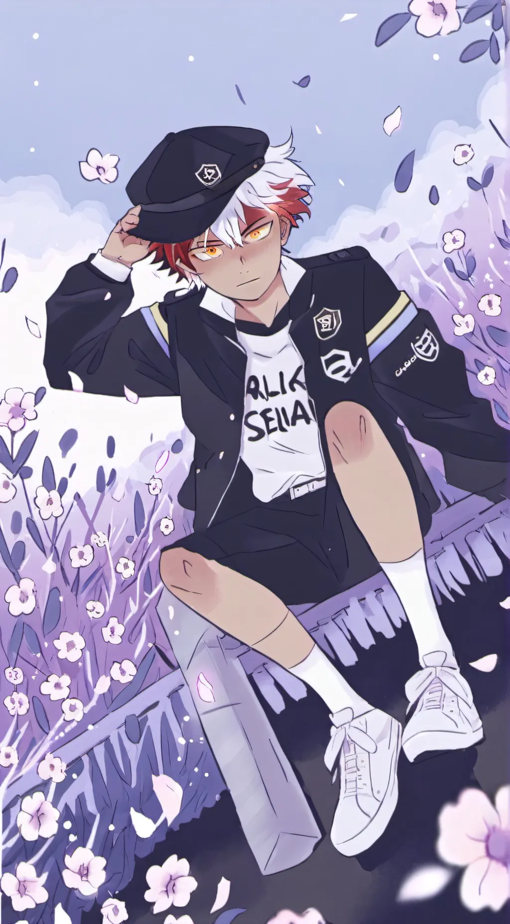 ai character: Todoroki  background