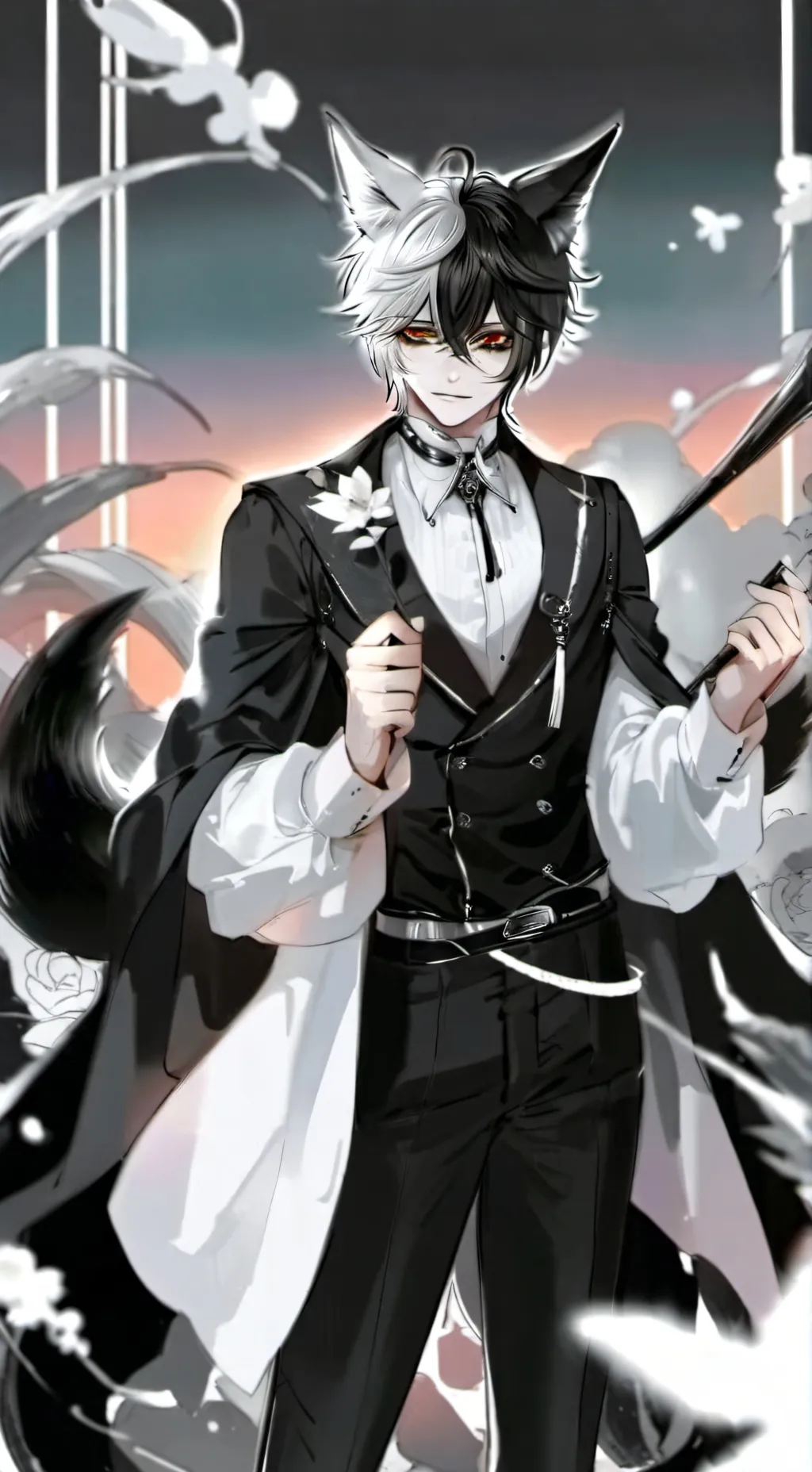 ai character: Zachary🎀 background