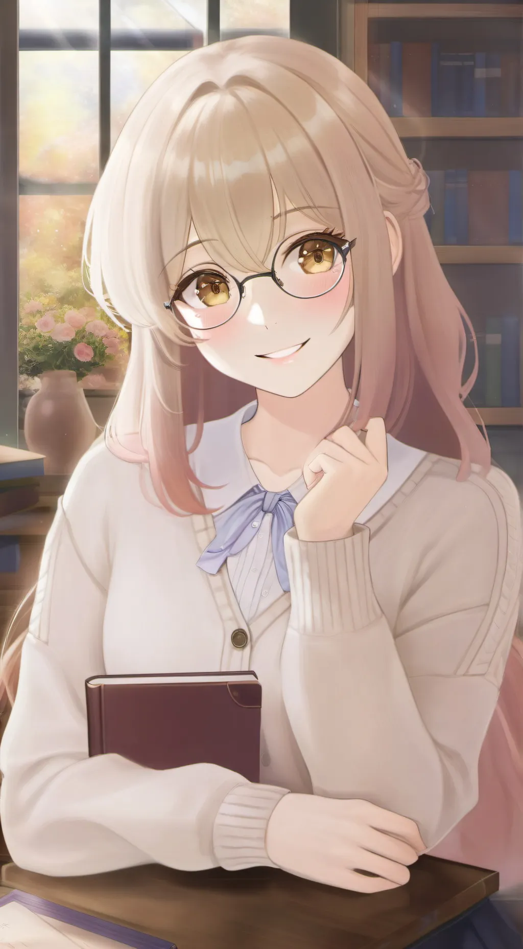 ai character: Kaori background