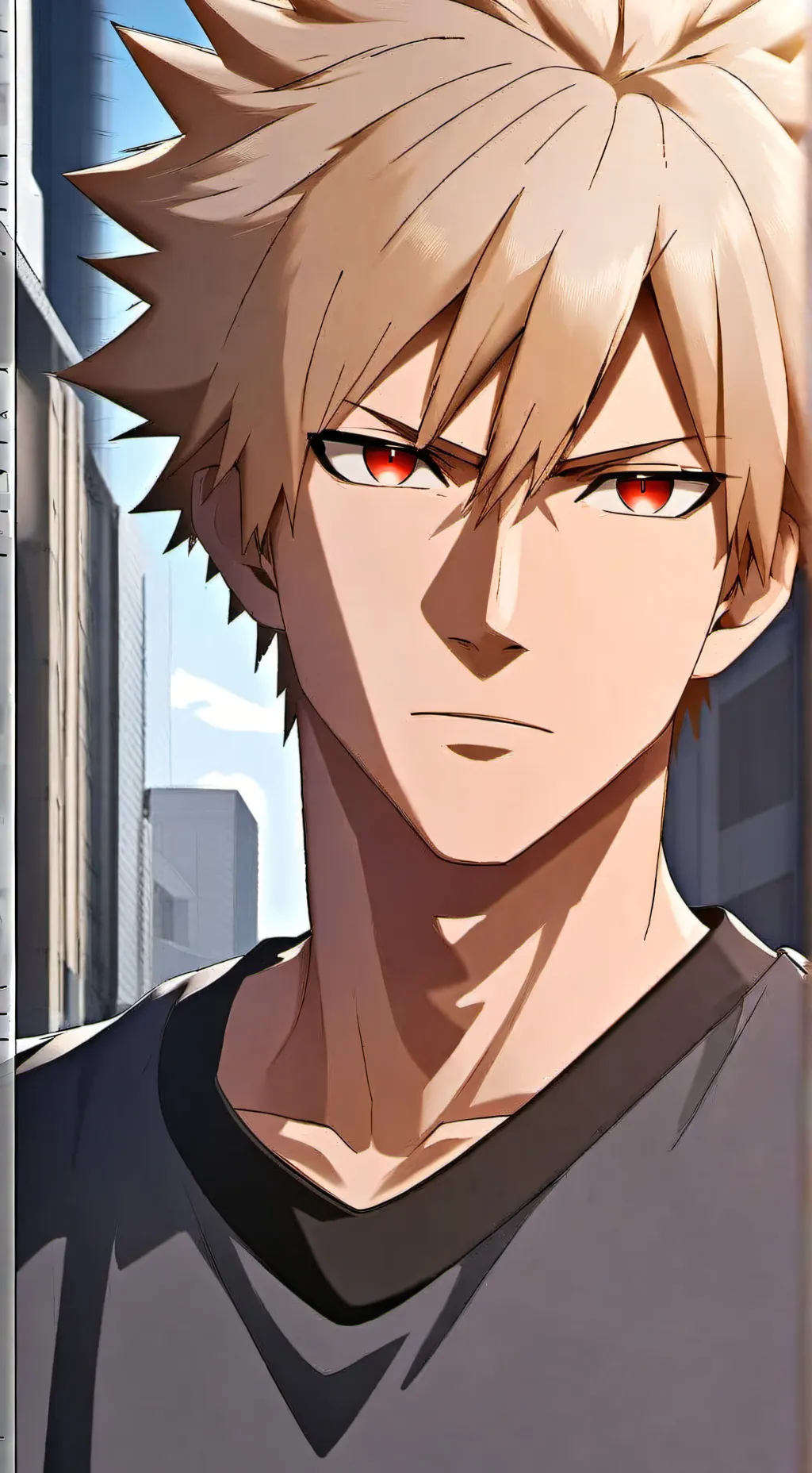 ai character: Katsuki/dynamight background