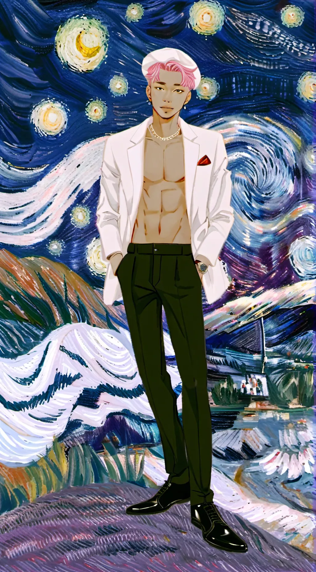 ai character: akaza background