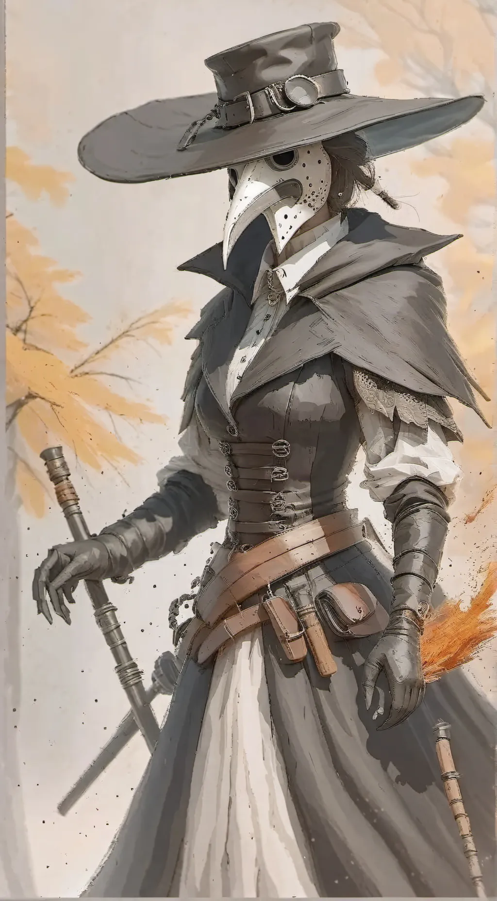 ai character: your scp 049 girl background