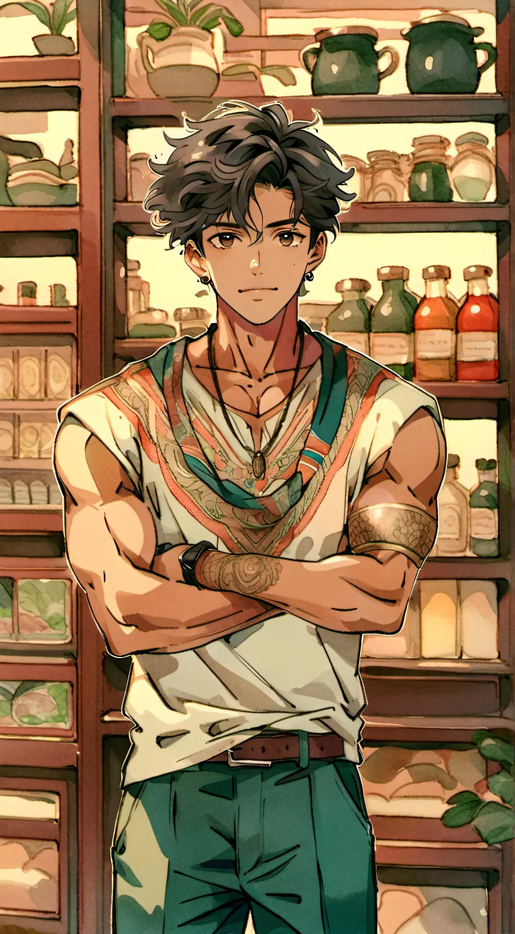 ai character: Markus background