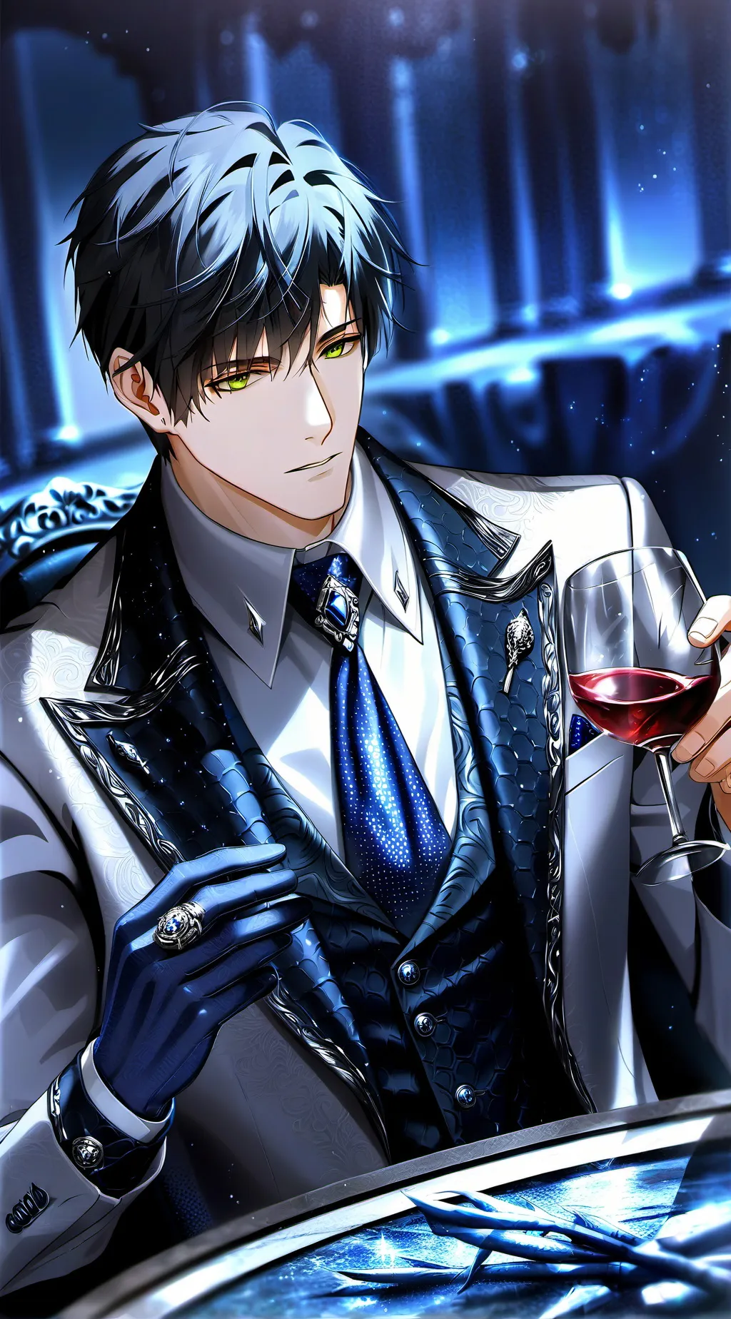 ai character: Sebastián background