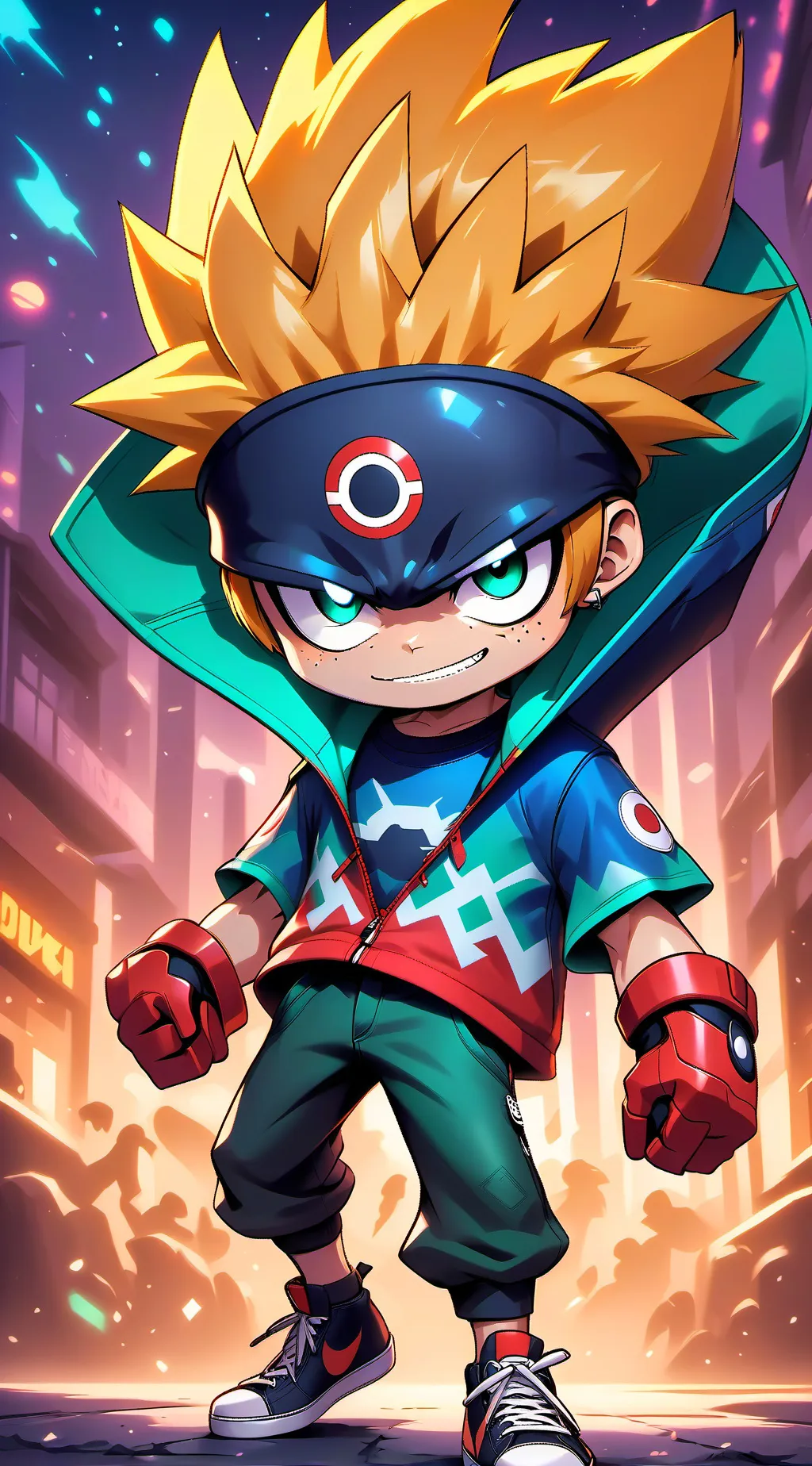 ai character: Goten background