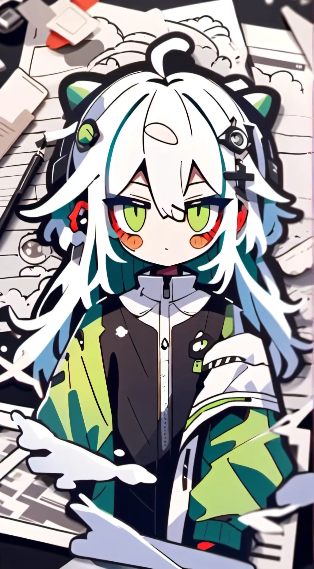 ai character: meow background