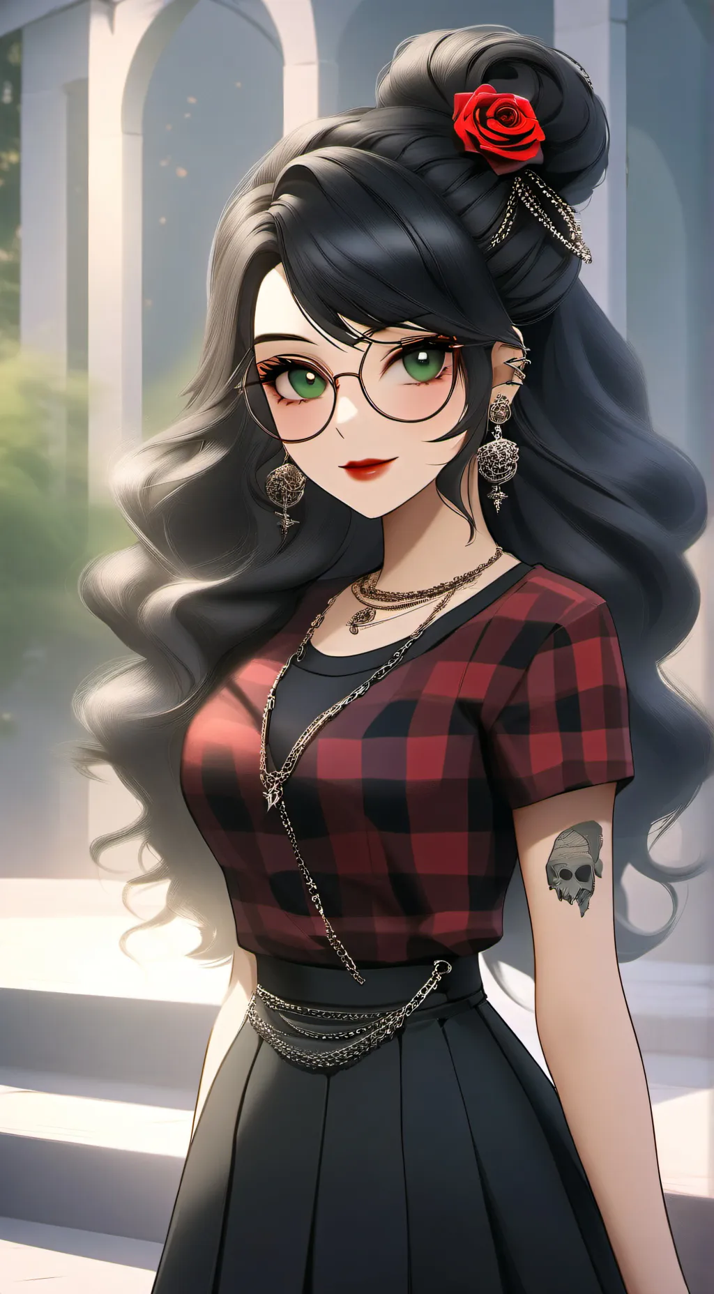 ai character: Scarlett  background