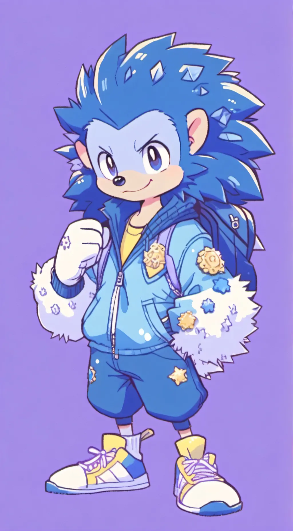 ai character: -+sonic+- background