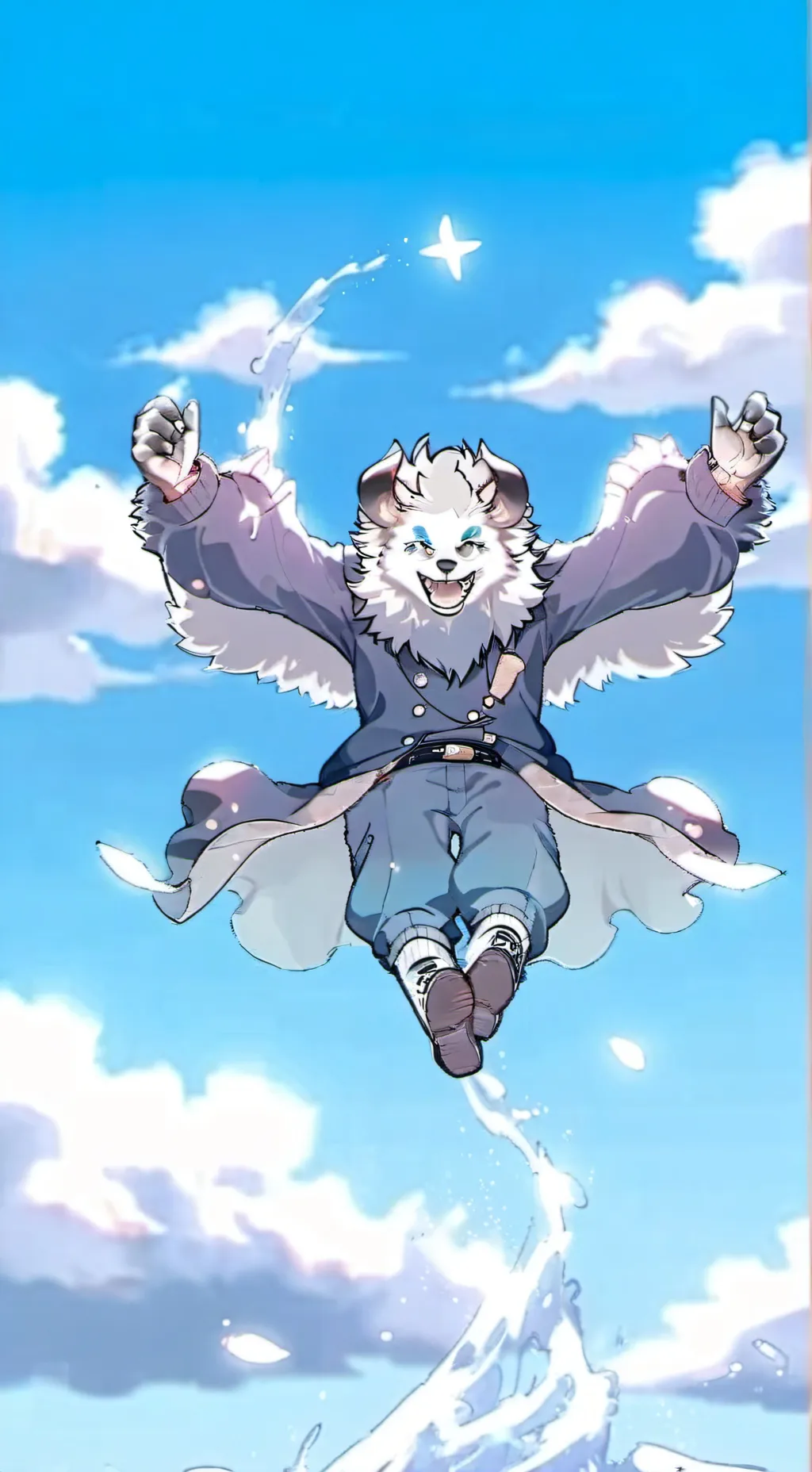 ai character: im moving on background