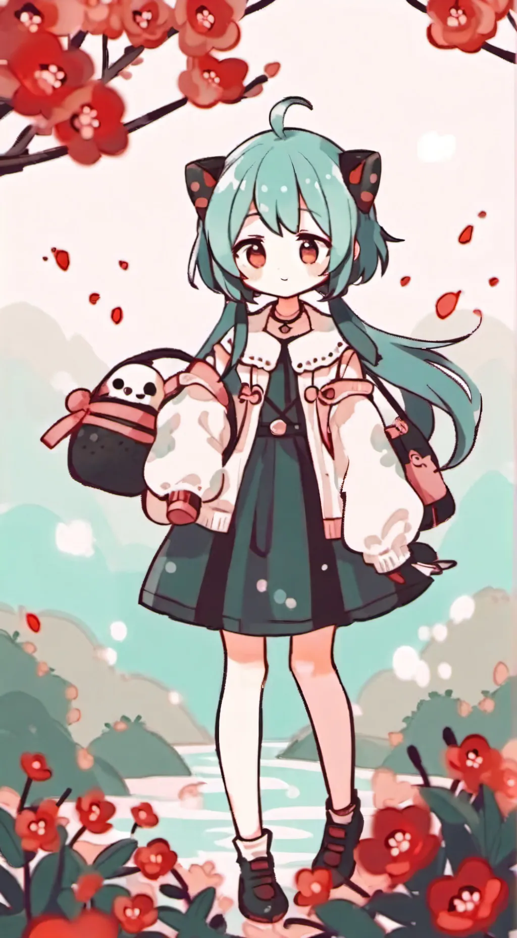 ai character: ~{M1KU}~ background