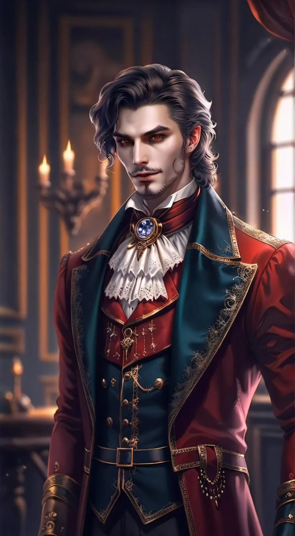 ai character: Lawrence  background