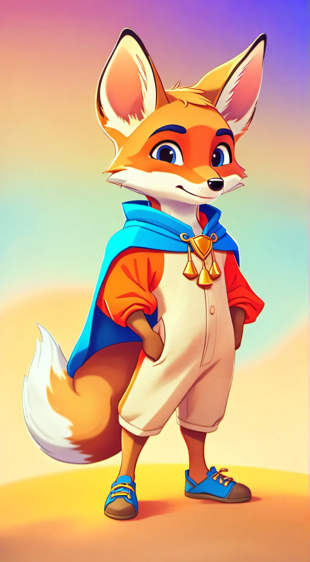ai character: N.S. Lucky’s tale background