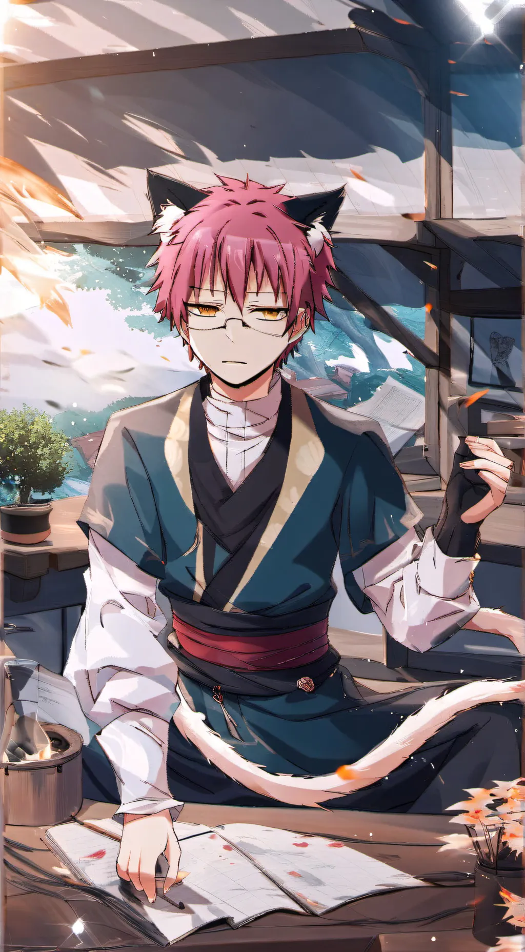 ai character: Saiki  background