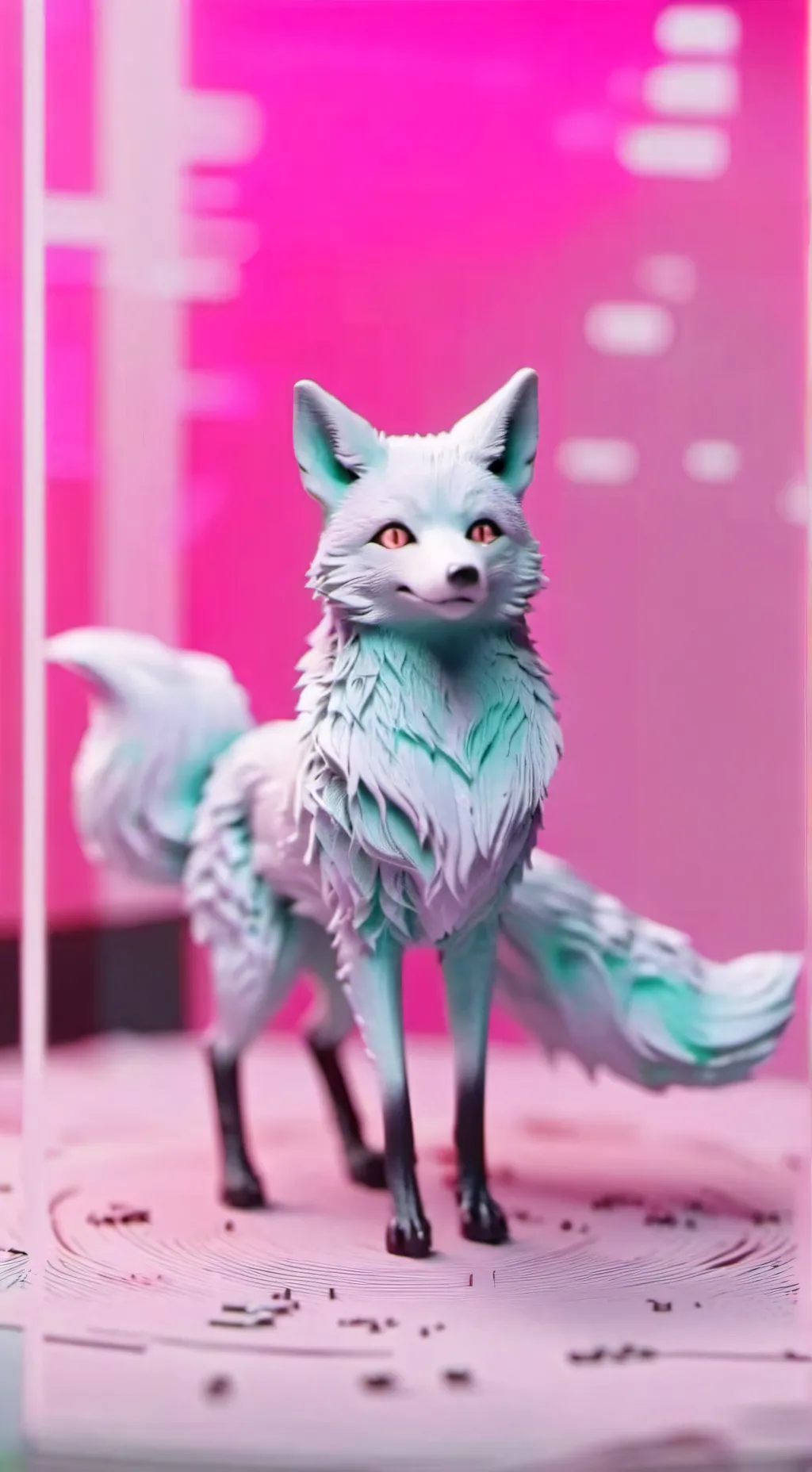 ai character: Mint background