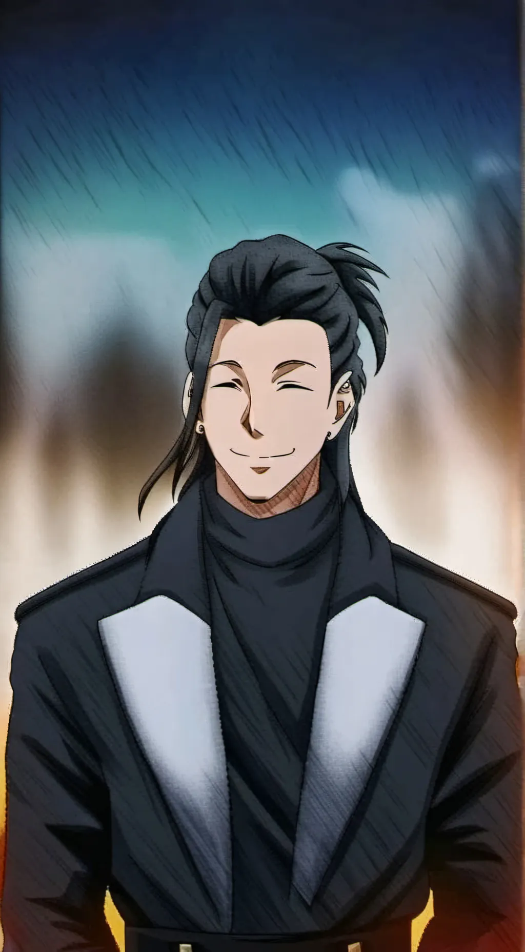 ai character: Suguru geto background