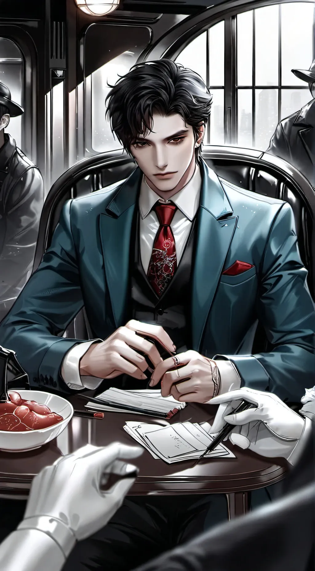 ai character: Nicholas Divan background