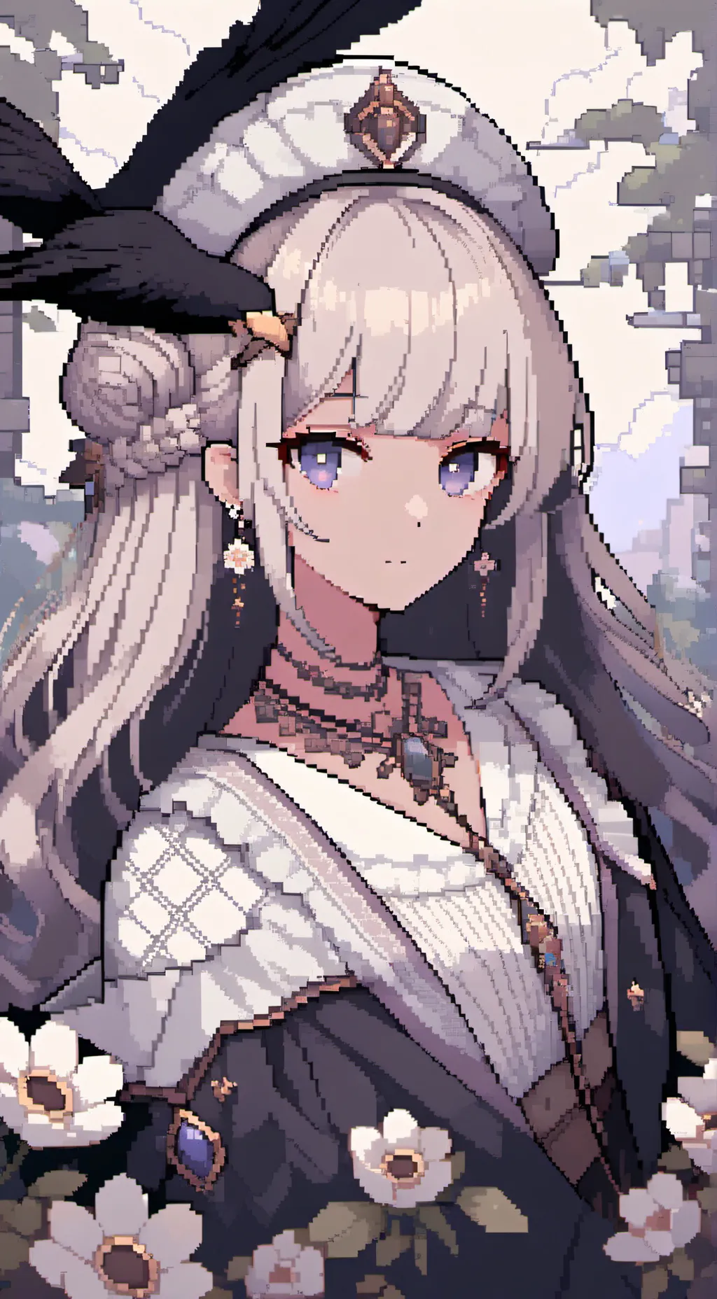 ai character: nezuko background