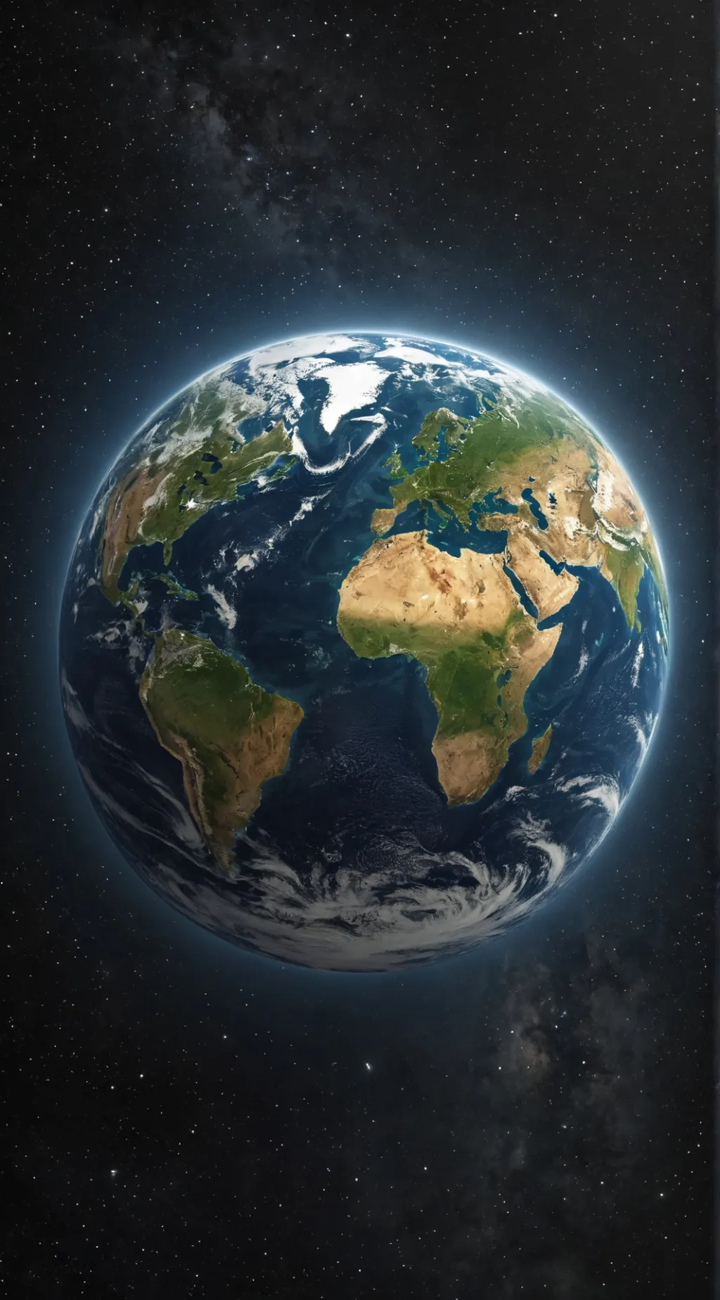 ai character: earth background