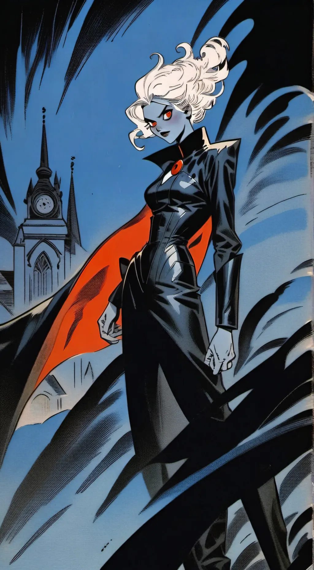 ai character: okarun  background