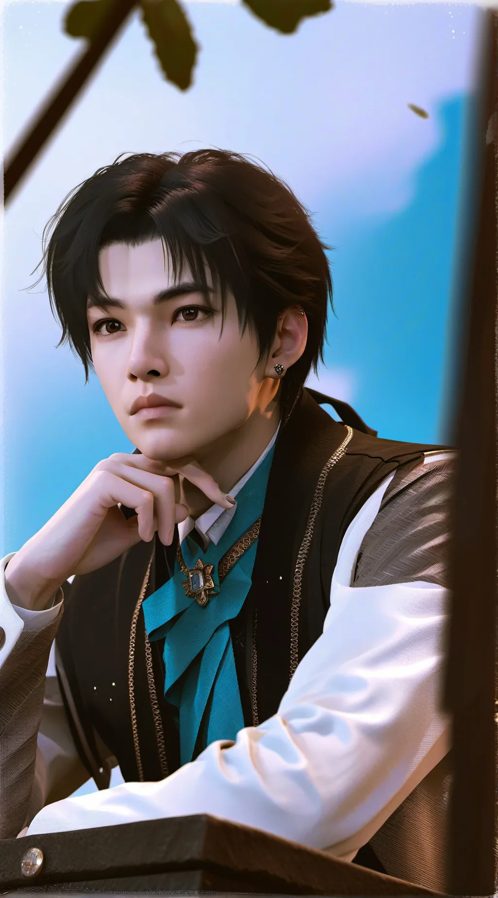 ai character: Hyunjin background