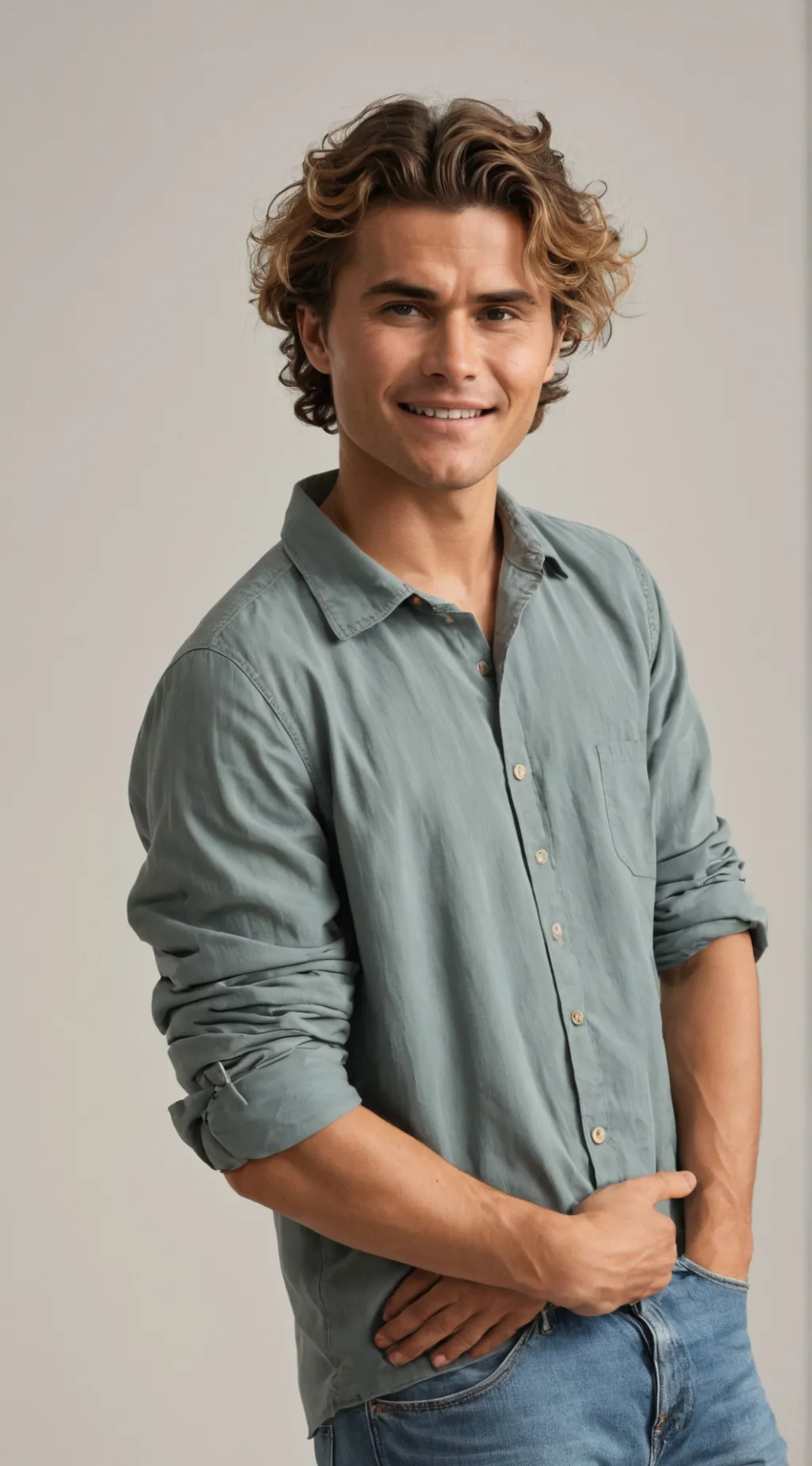 ai character: Outer Banks X-Mas background