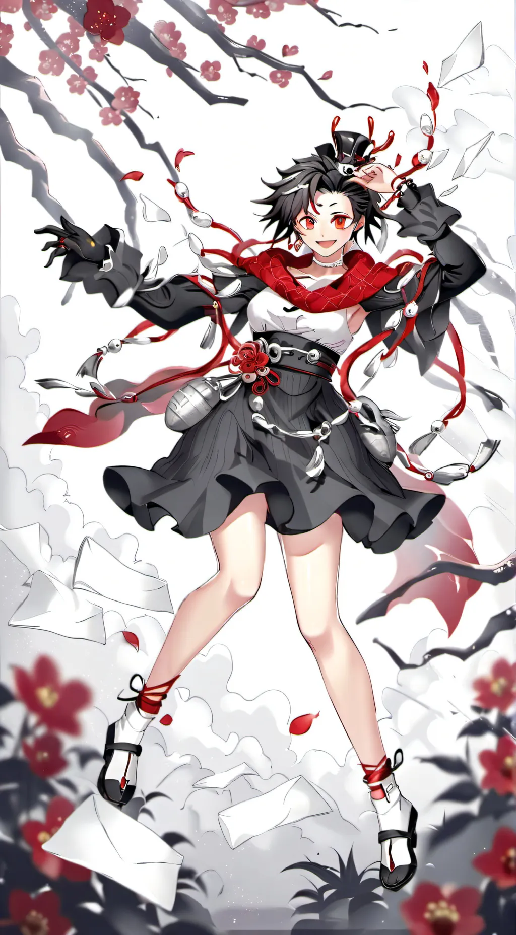 ai character: KNY año nuevo  background