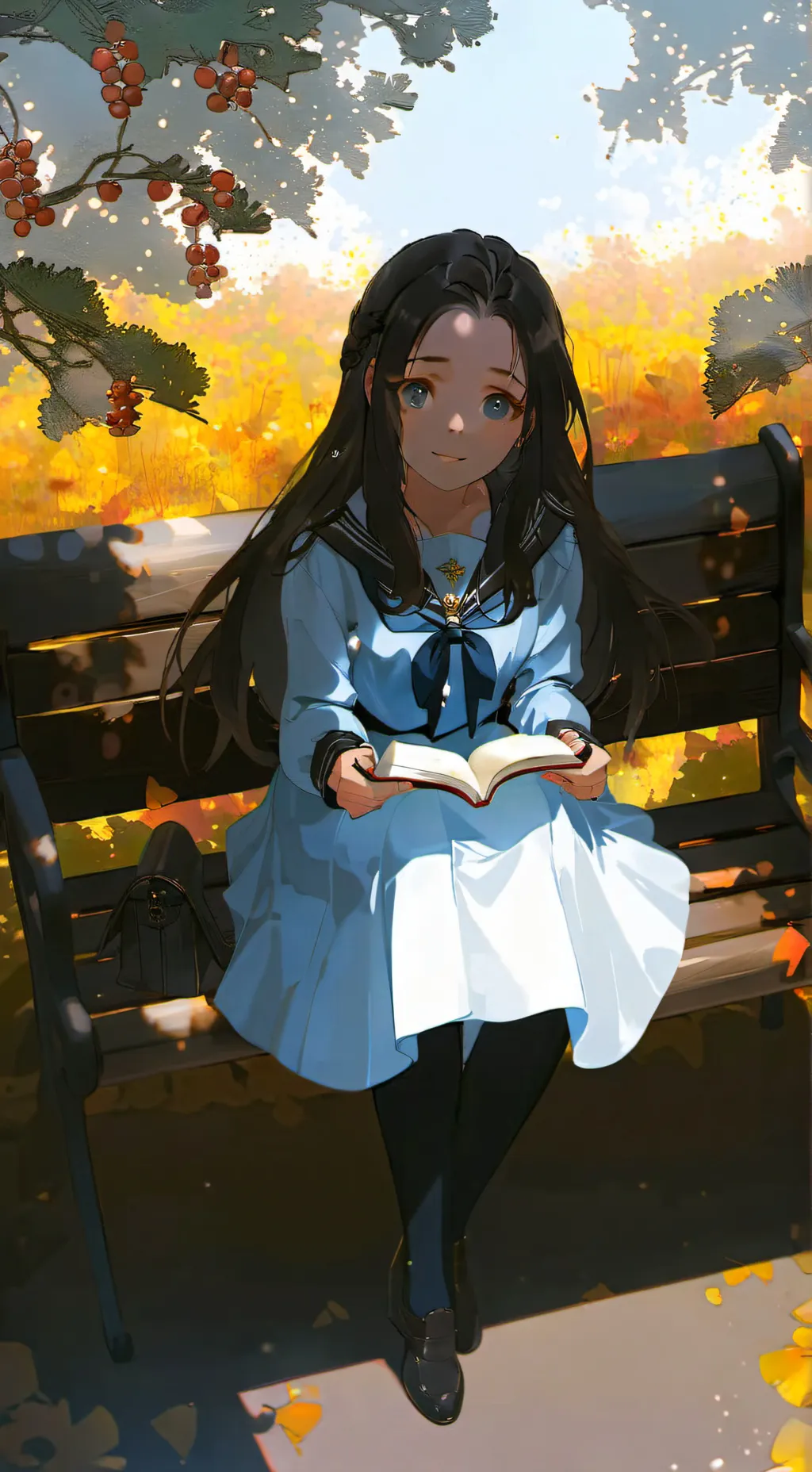 ai character: Soleil background